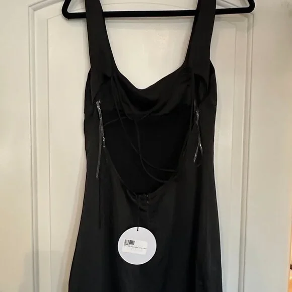New with tags Princess Polly Cobie mini dress black, US 6 - Picture 2 of 7